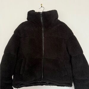 Cozy Black Fleece Jacket